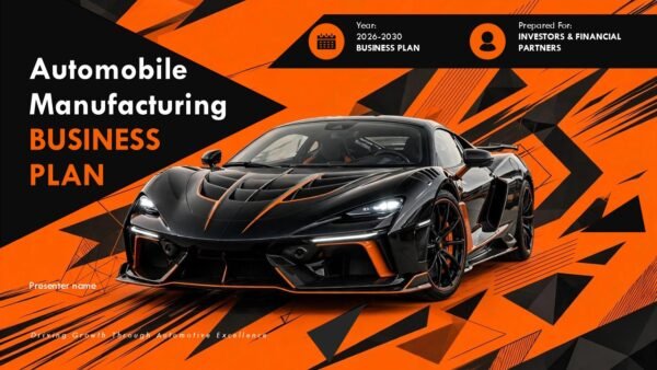 Automobile Manufacturing Business Plan Presentation PPT and Google Slides
