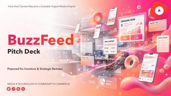 BuzzFeed Pitch Deck Presentation PPT Template and Google Slides