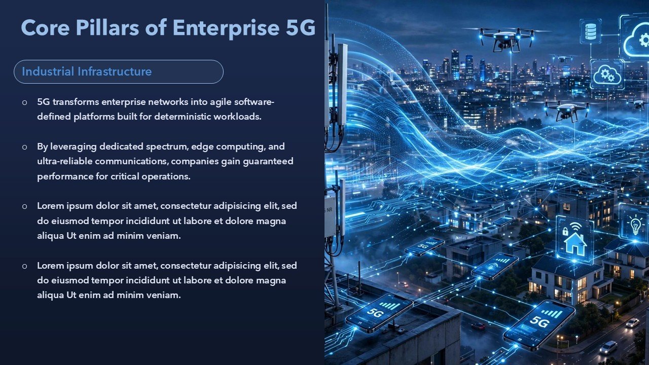 Enterprise Architecture Why Do Enterprises Need 5G Presentation PPT and Google Slides