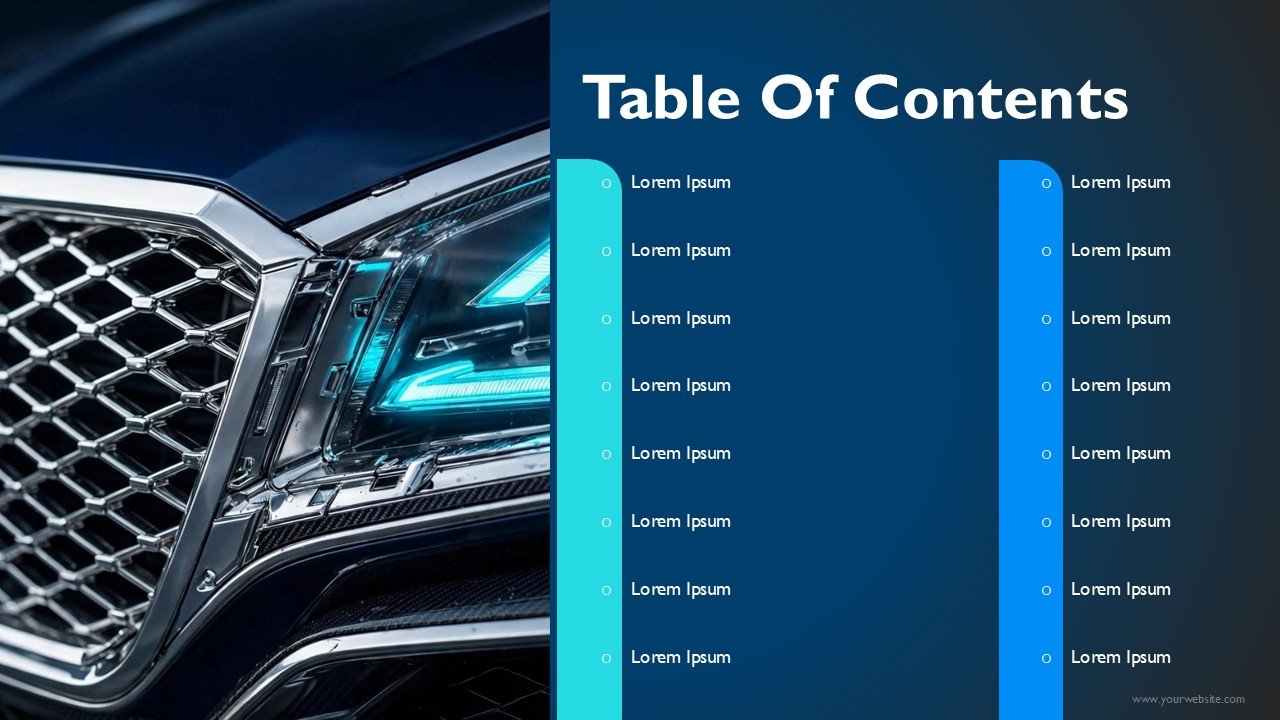 Free Automobile Manufacturing PowerPoint Presentation and Google Slides