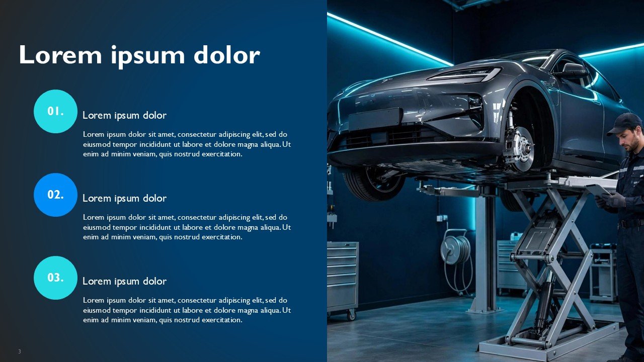 Free Automobile Manufacturing PowerPoint Presentation and Google Slides