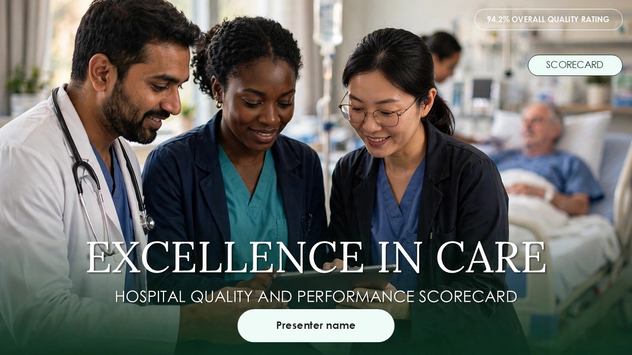 Hospital Quality And Performance Scorecard PPT Presentation and Google Slides