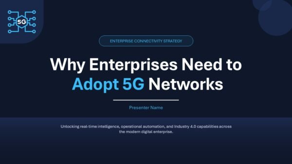 Why Do Enterprises Need To Adopt 5G Presentation PPT and Google Slides