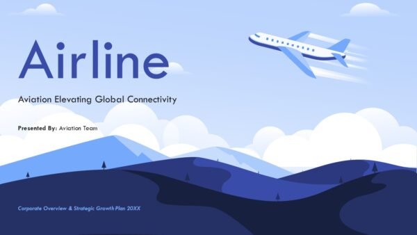 Airline Aviation Industry Analysis and Trends Presentation PPT and Google Slides