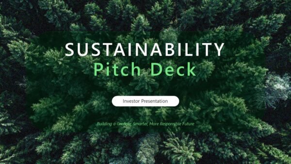 Business Growth Sustainability Pitch Deck Presentation PPT and Google Slides