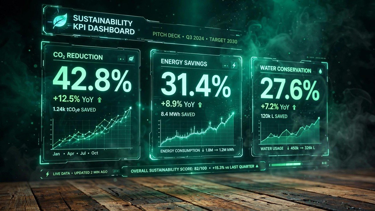 Business Growth Sustainability Pitch Deck Presentation PPT and Google Slides