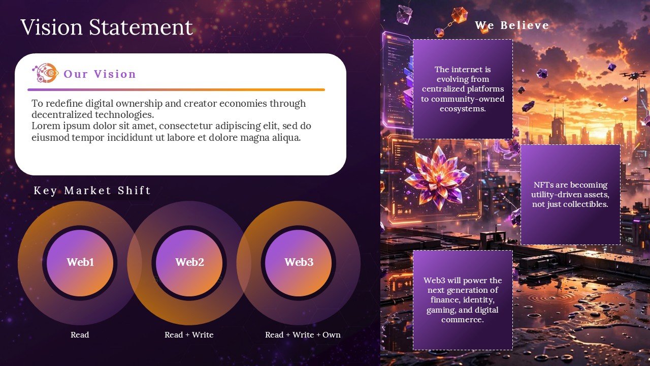 Crypto Web3 Protocol Venture Capital Pitch Deck Presentation PPT and Google Slides