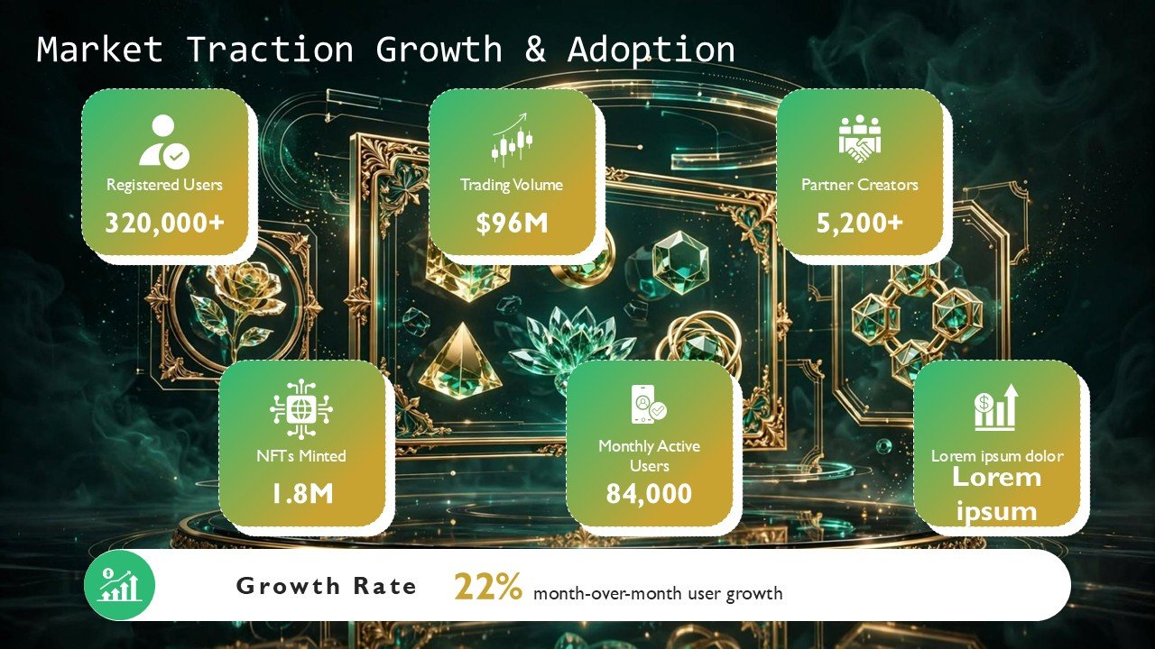 Decentralized Finance DeFi NFT Marketplace Business Pitch Deck Presentation PPT and Google Slides