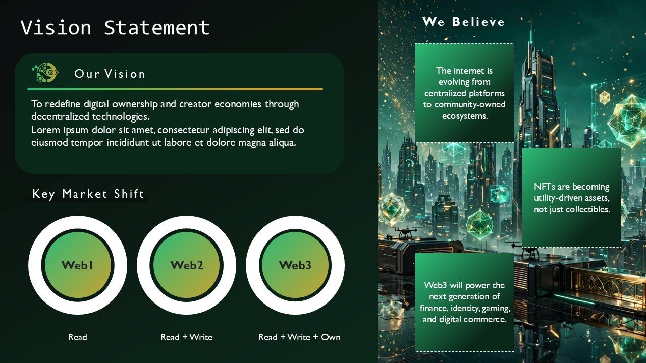 Decentralized Finance DeFi NFT Marketplace Business Pitch Deck Presentation PPT and Google Slides