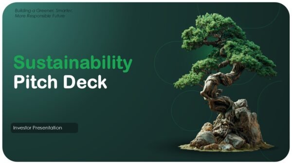 The Ultimate Sustainability Pitch Deck PPT Template