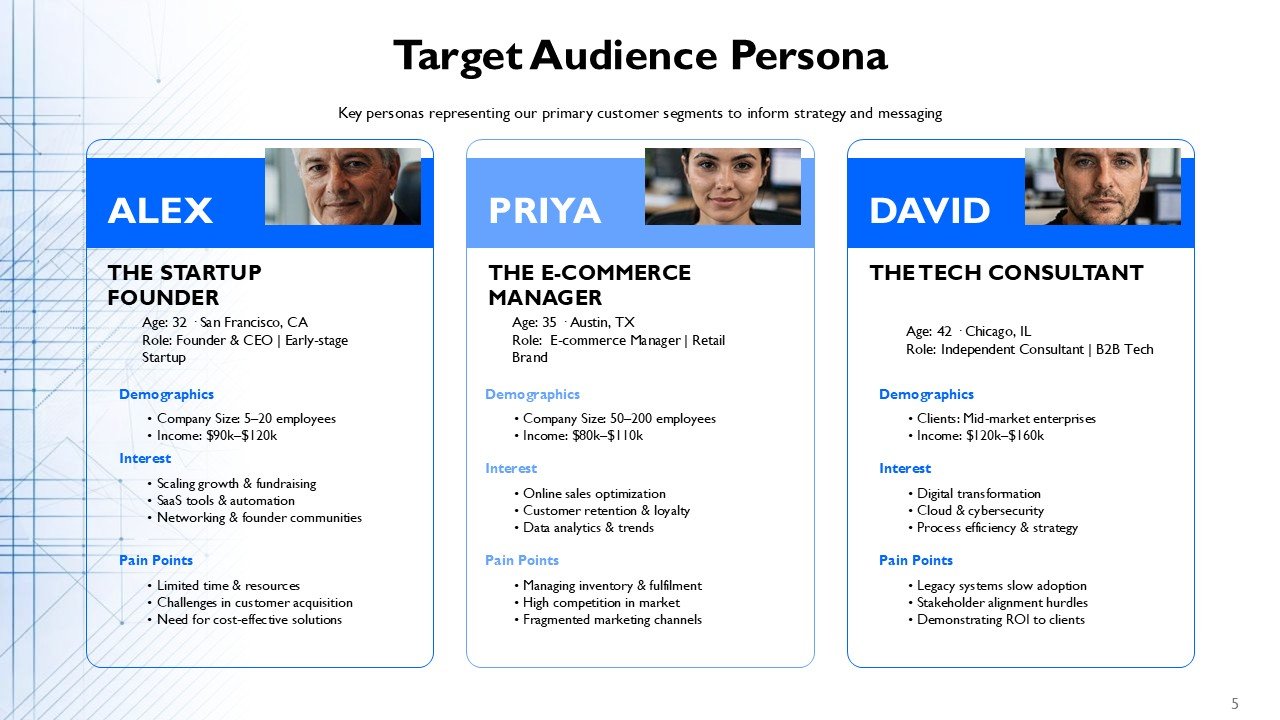Quarterly Marketing Agenda PPT Template and Google Slides