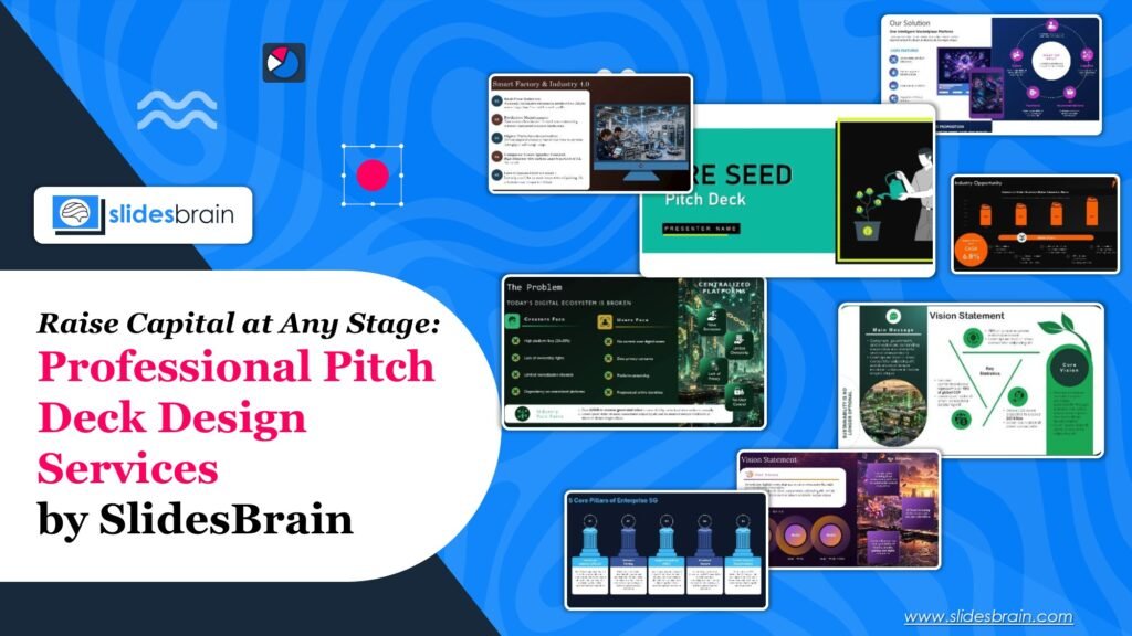 Raise Capital at Any Stage: Professional Pitch Deck Design Services by SlidesBrain
