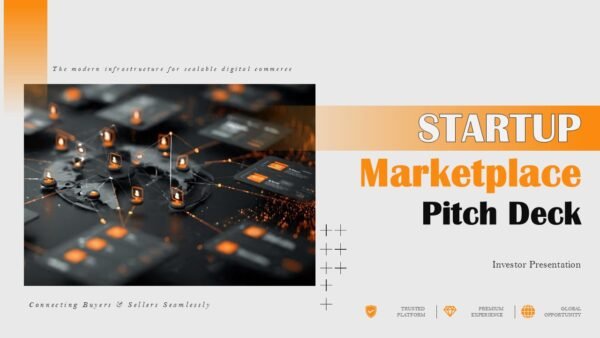 Startup Marketplace Pitch Deck PPT Template and Google Slides