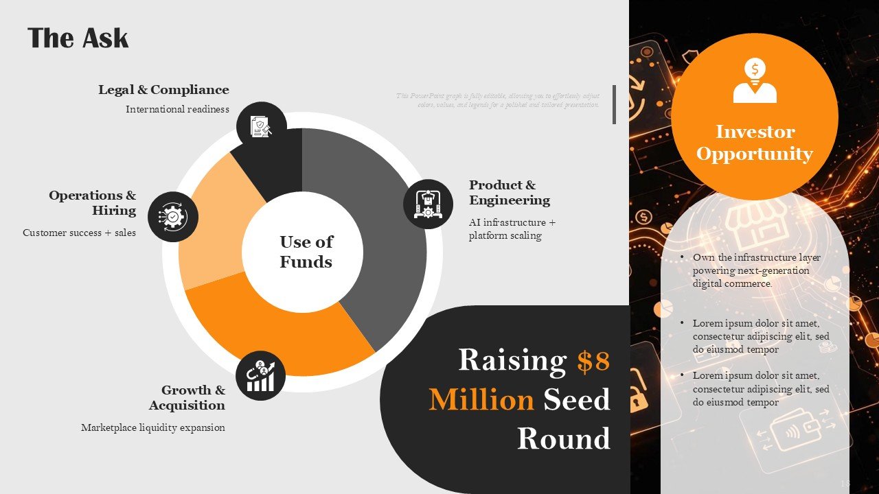 Startup Marketplace Pitch Deck PPT Template and Google Slides