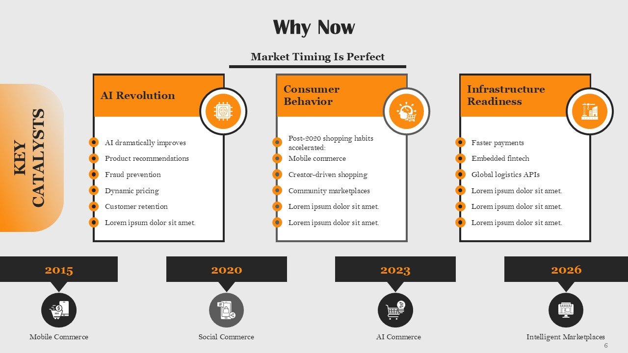 Startup Marketplace Pitch Deck PPT Template and Google Slides